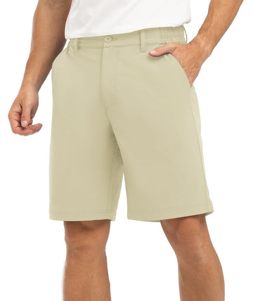 Rdruko golf shorts 9-inch inseam with a breathable, tailored fit.