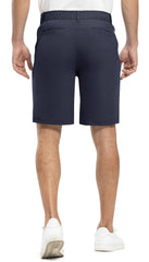 Rdruko men's golf shorts button-fly detail enables easy secure closure during workouts or travel