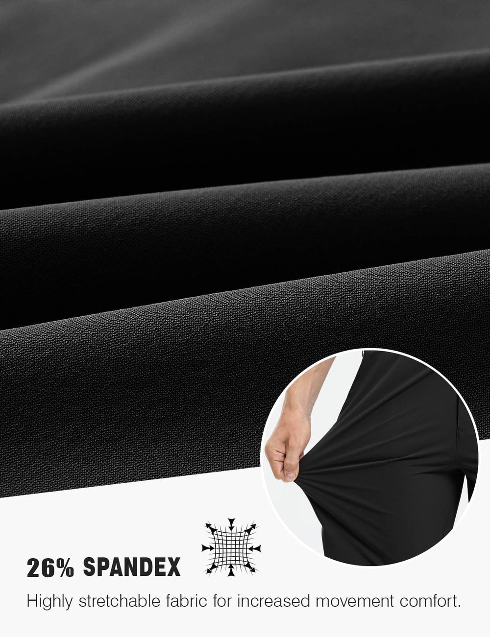 Rdruko men's golf shorts five pockets layout for secure storage