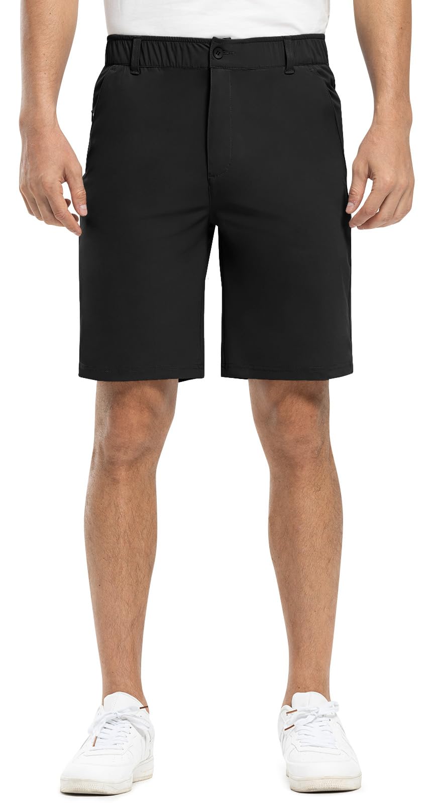 Rdruko men's golf shorts on-green use showcases versatile daily wear