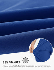 Rdruko men's golf shorts pocket detail shows five-pocket layout for essentials