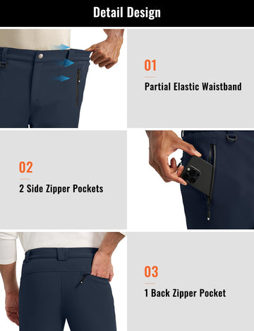 Rdruko elastic waistband adapts to comfort during winter activities.