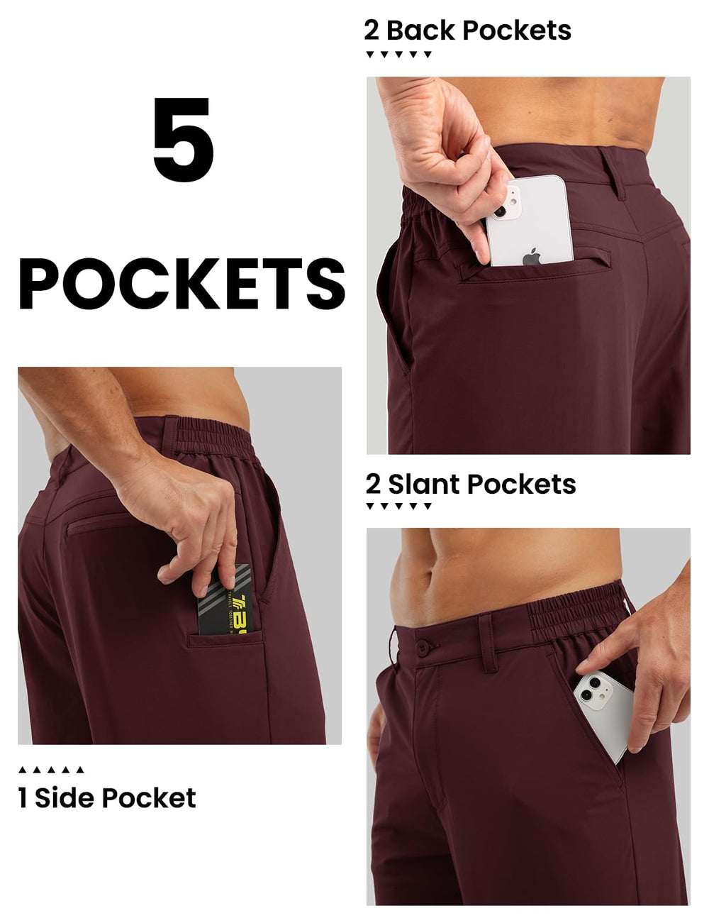 Rdruko back-pocket detail emphasizes zipper pocket for keys or cards.