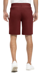Rdruko men's work shorts back view shows waistband and versatile fit.