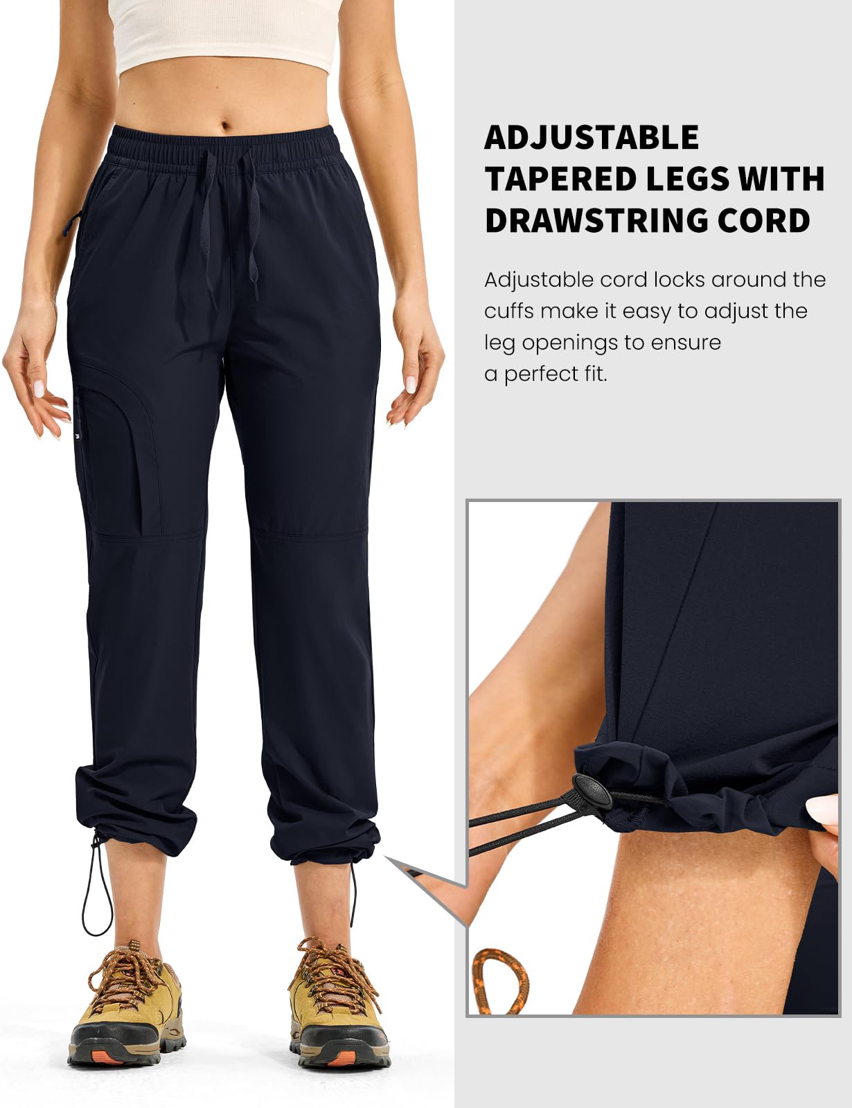 Rdruko adjustable leg cords allow length and style tweaks for rugged terrains.