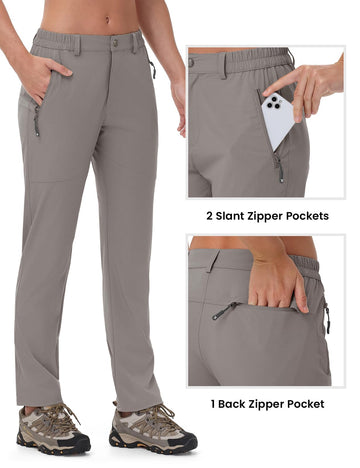 Rdruko women's hiking pants featuring adjustable waistband for comfortable fit