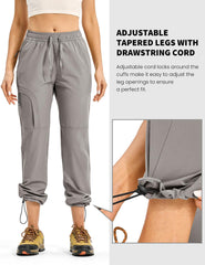 Rdruko pants cord locks on legs enable length and style adjustments for versatile wear