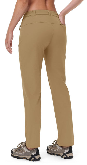 Rdruko women's hiking pants fabric close-up showing breathable quick-dry material for all-day wear.