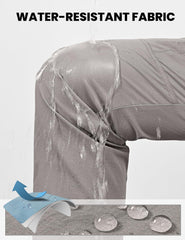 Rdruko hiking pants waist with drawstring demonstrates customizable fit for comfort during trails