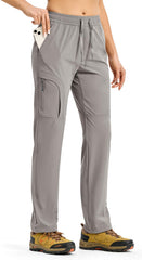Rdruko women's hiking pants water-resistant full-view highlights outdoor-ready design for unpredictable weather
