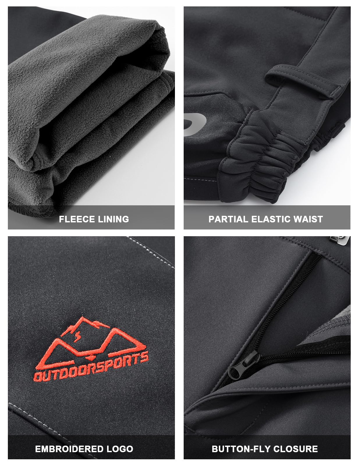 Rdruko snow pants suit outdoor winter wear for hiking, skiing, and trekking