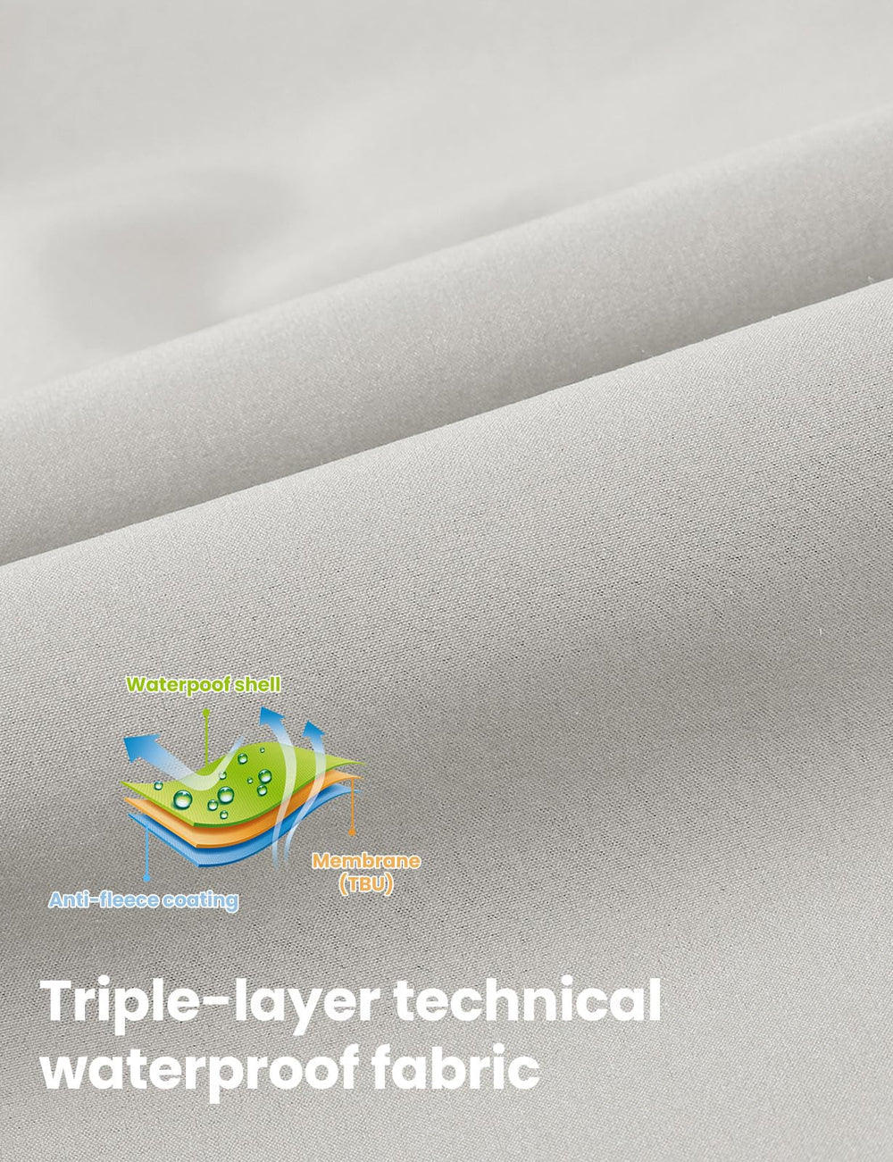 Rdruko snow pants partial elastic waistband provides adjustable, comfortable movement.