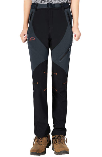 Rdruko women's snow pants fleece-lined interior adds warmth on cold days