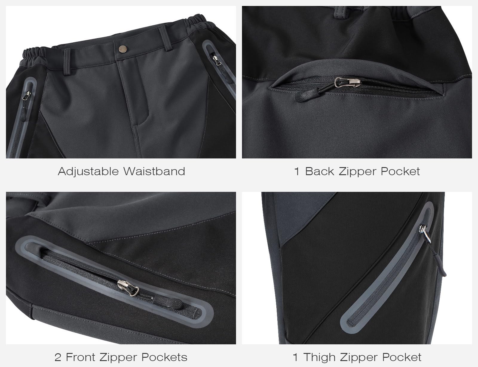 Rdruko women's winter hiking pants elastic waistband allows comfortable, adjustable fit.