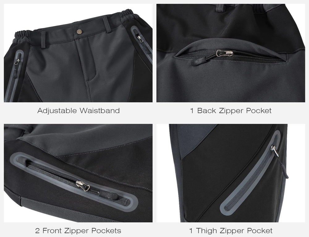 Rdruko women's winter hiking pants elastic waistband allows comfortable, adjustable fit.