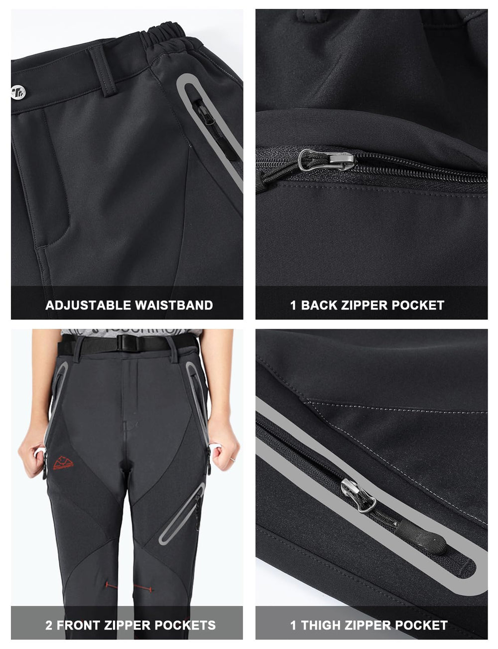 Rdruko windproof fabric shields you from chilly gusts on winter trails
