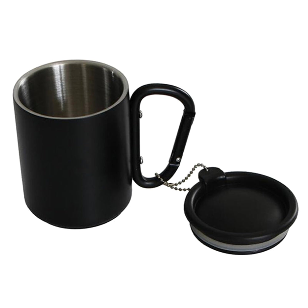 RDTGHY black outdoor mug ready for travel and daily use