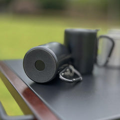 RDTGHY hiking mug with outdoorsy setting and rugged design