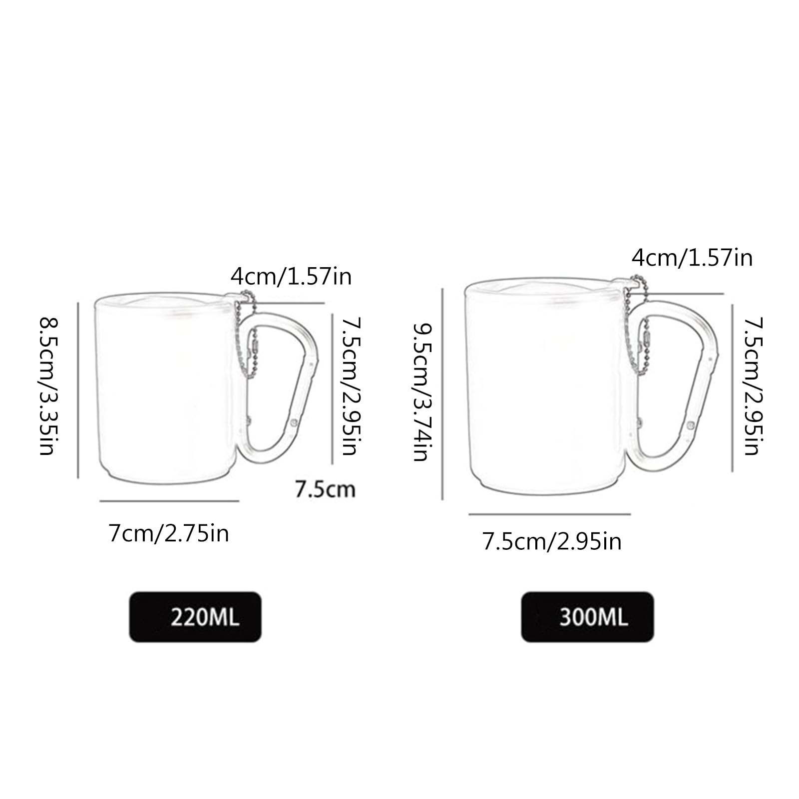 RDTGHY stainless steel and aluminum alloy mug for durability