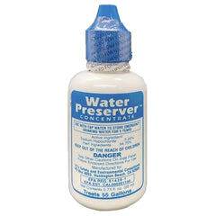 Re Water Preserver bottle front view, ready for long-term emergency water storage