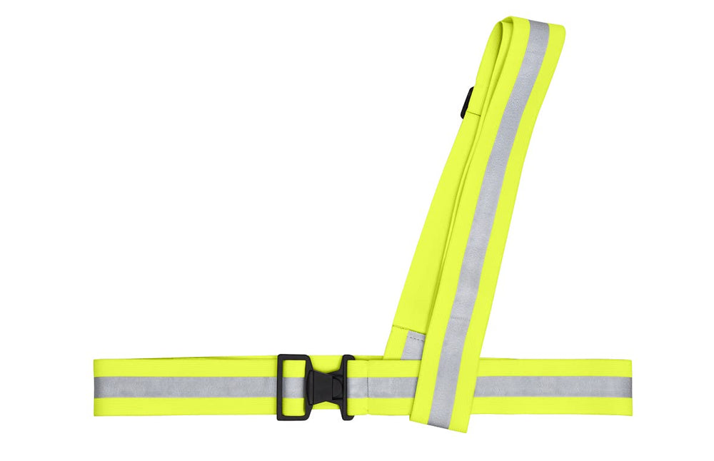 Re-Flex Reflective Sash Neon Yellow with 3M Scotchlite for high visibility