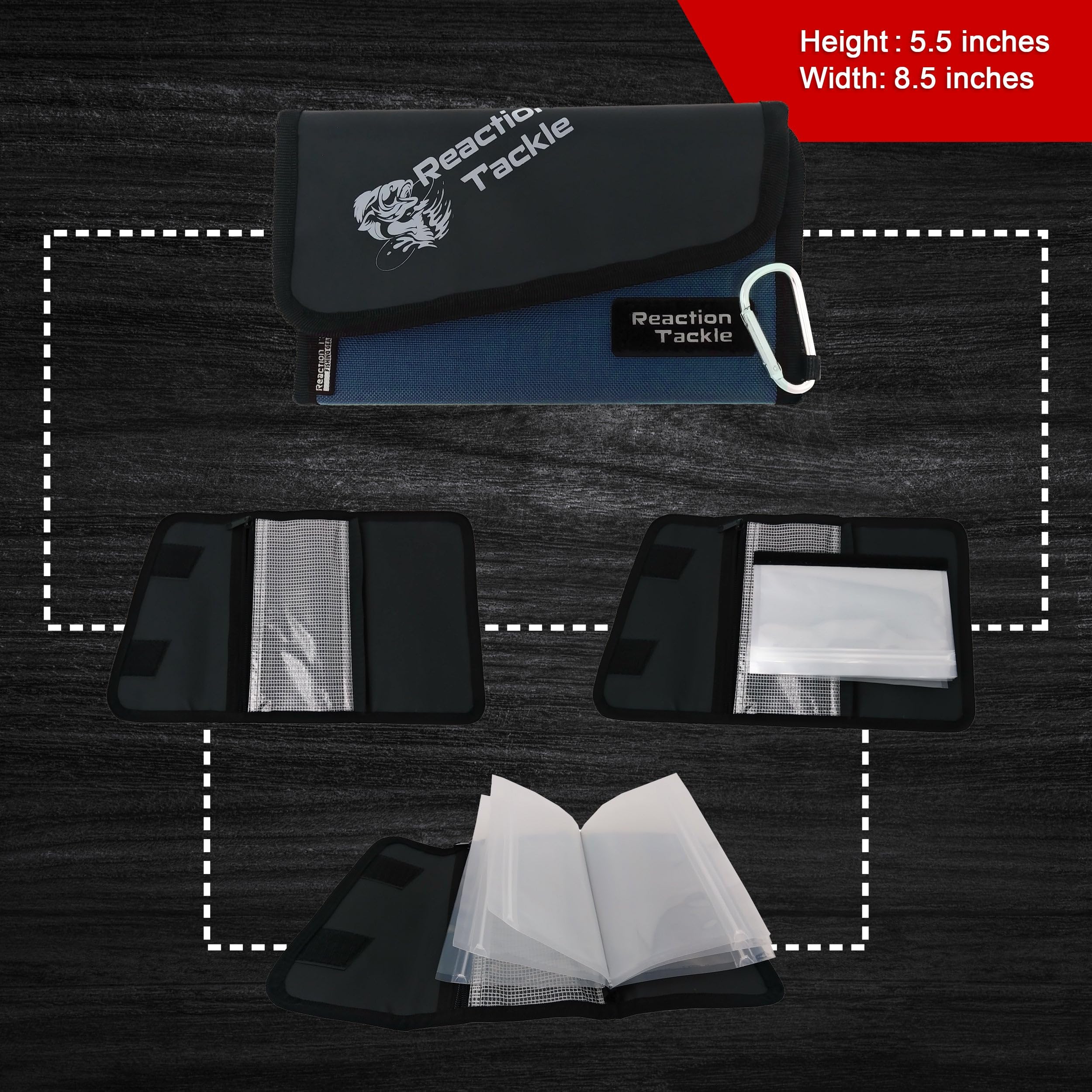 Detachable clear sleeves for quick access and customization
