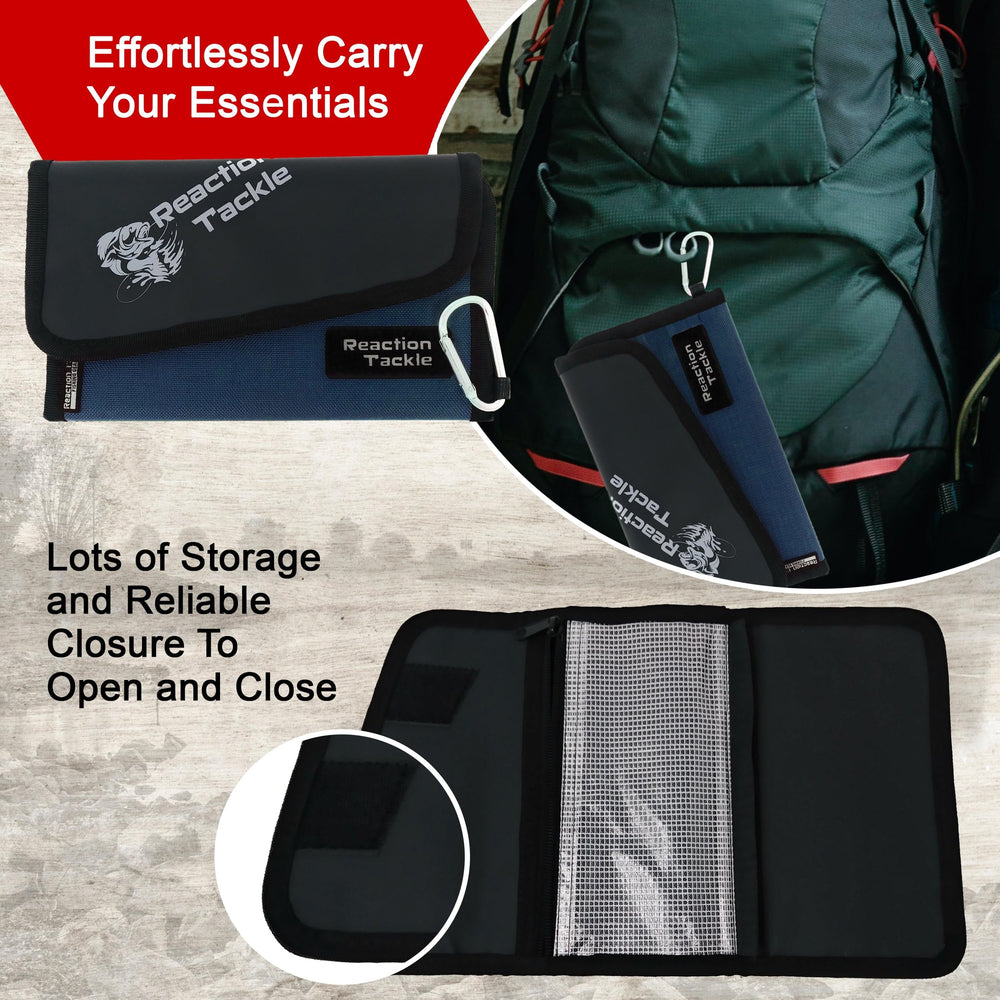 Binder with carabiner clip for on-the-go use