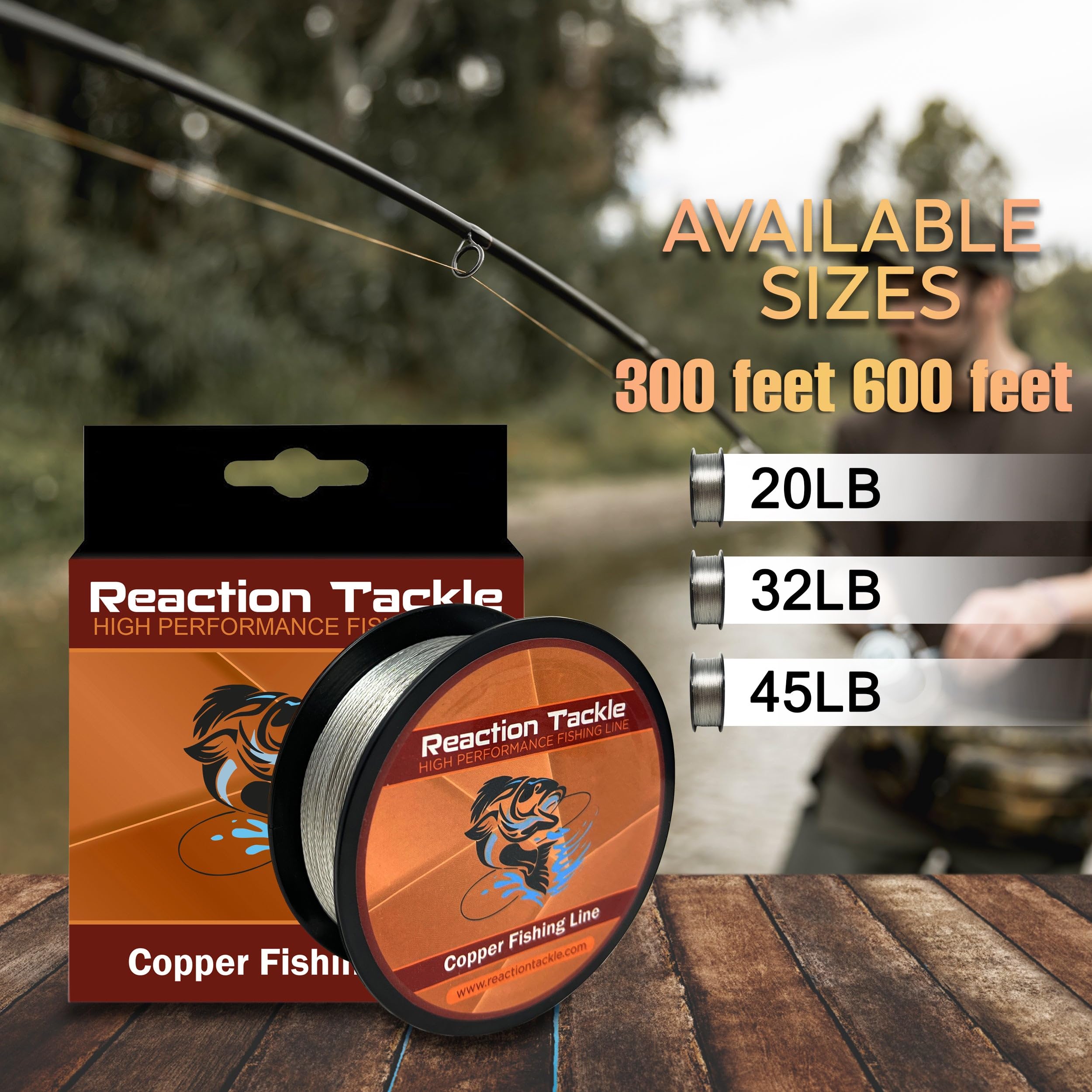 Offshore fishing scene with Reaction Tackle copper trolling wire for tuna and wahoo