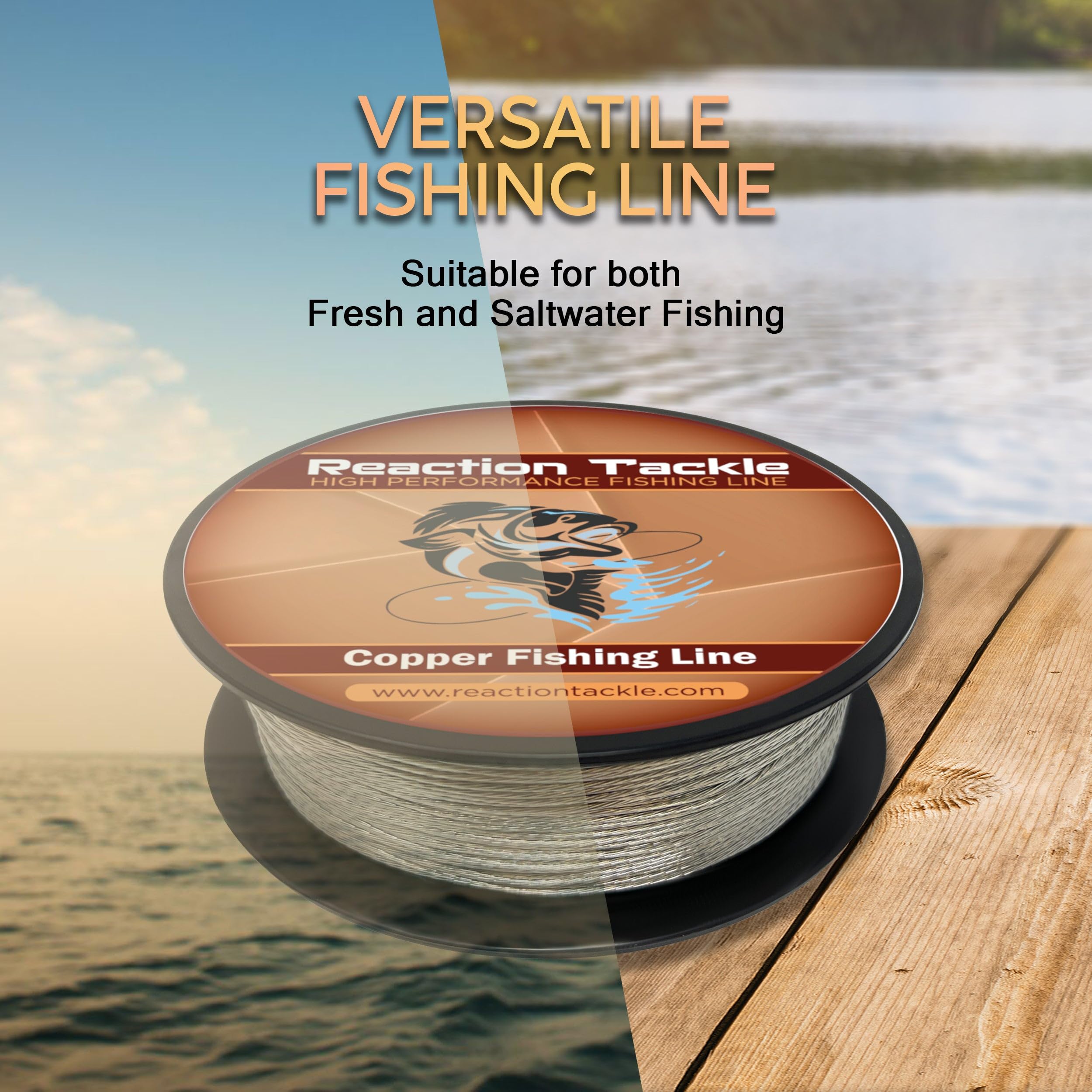 Reaction Tackle copper wire supports walleye and mid-depth applications