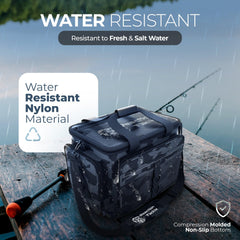 Reaction Tackle bag with D-rings for clip-on gear and extras.