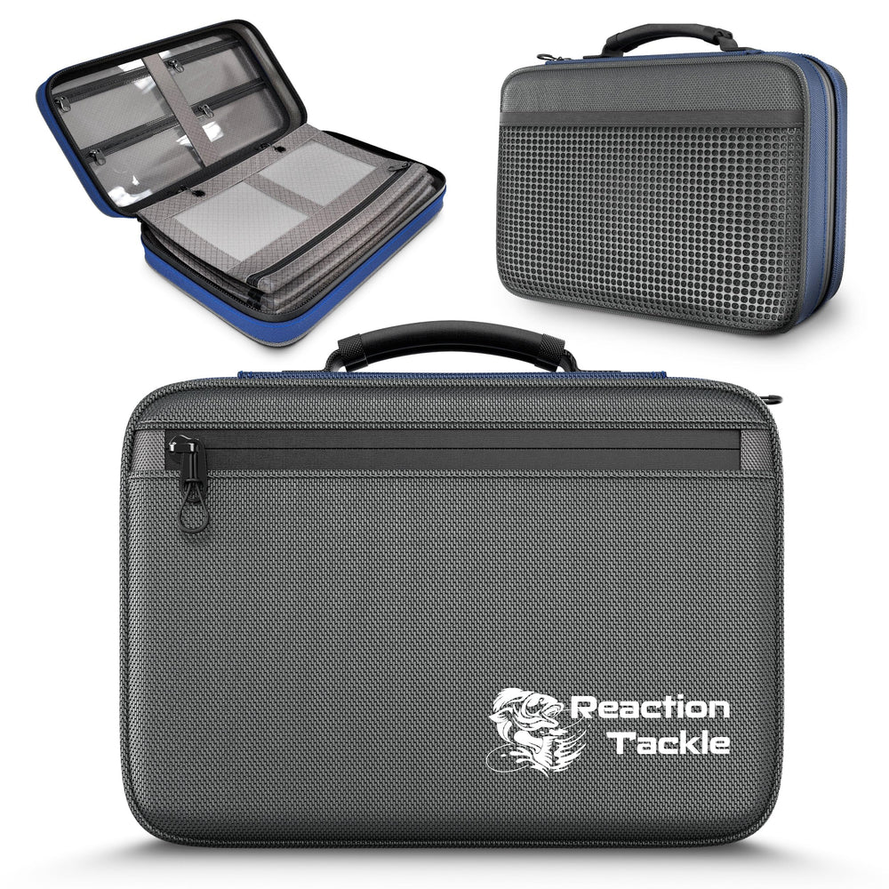 Reaction Tackle Deluxe Bait Binder includes four extra large sleeves for organization