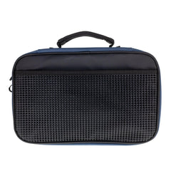 Reaction Tackle Deluxe bait binder open pocket layout highlighting ample storage.