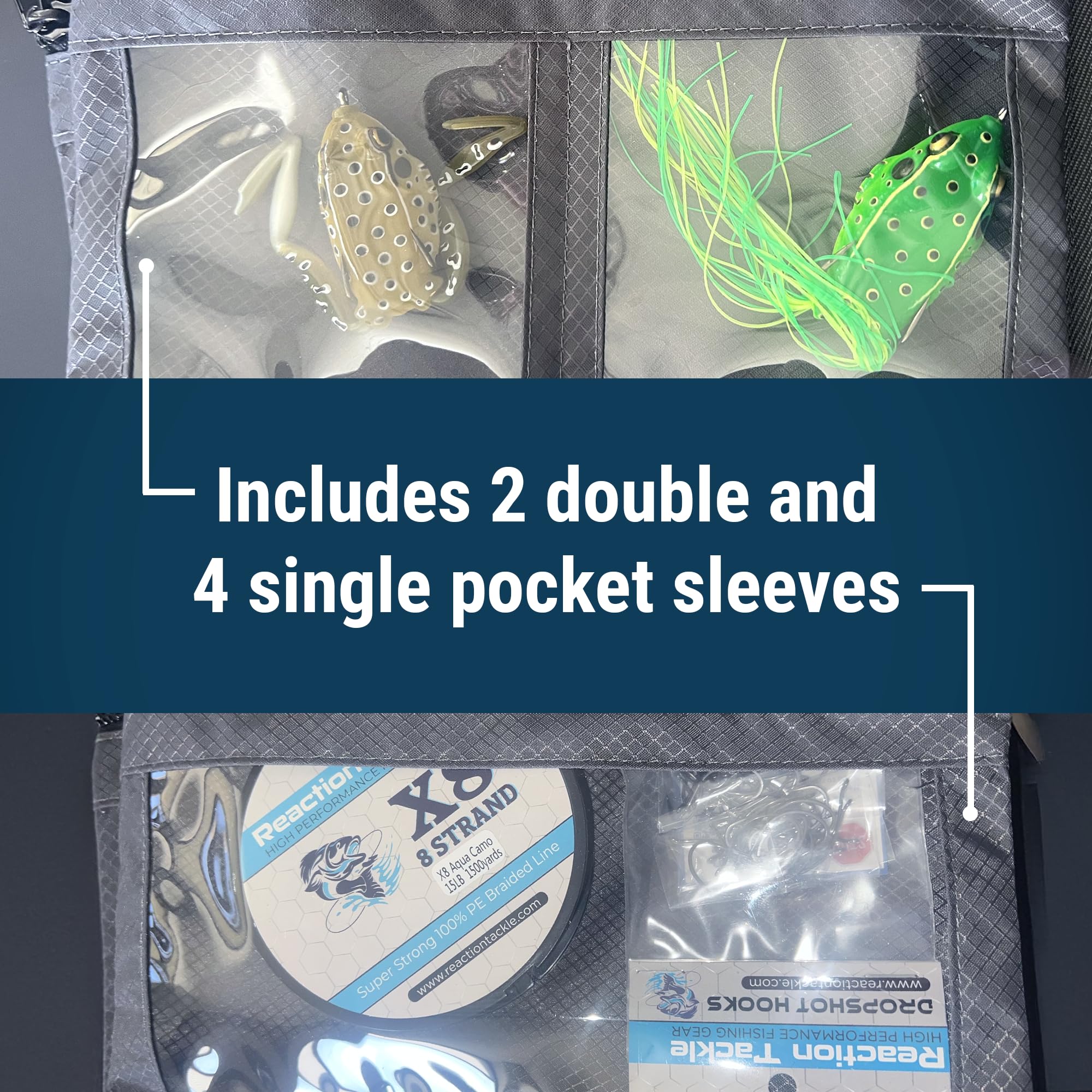 Reaction Tackle Deluxe bait binder saltwater-ready design withstands marine use.