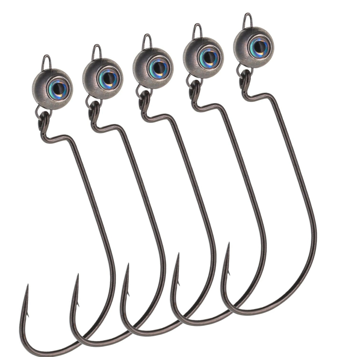 Reaction Tackle Free Swing Bottom Jig Head 316oz showcases natural bait movement for better lure action.