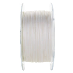 Reaction Tackle hollow core line threaded through rod guides for smooth casting.