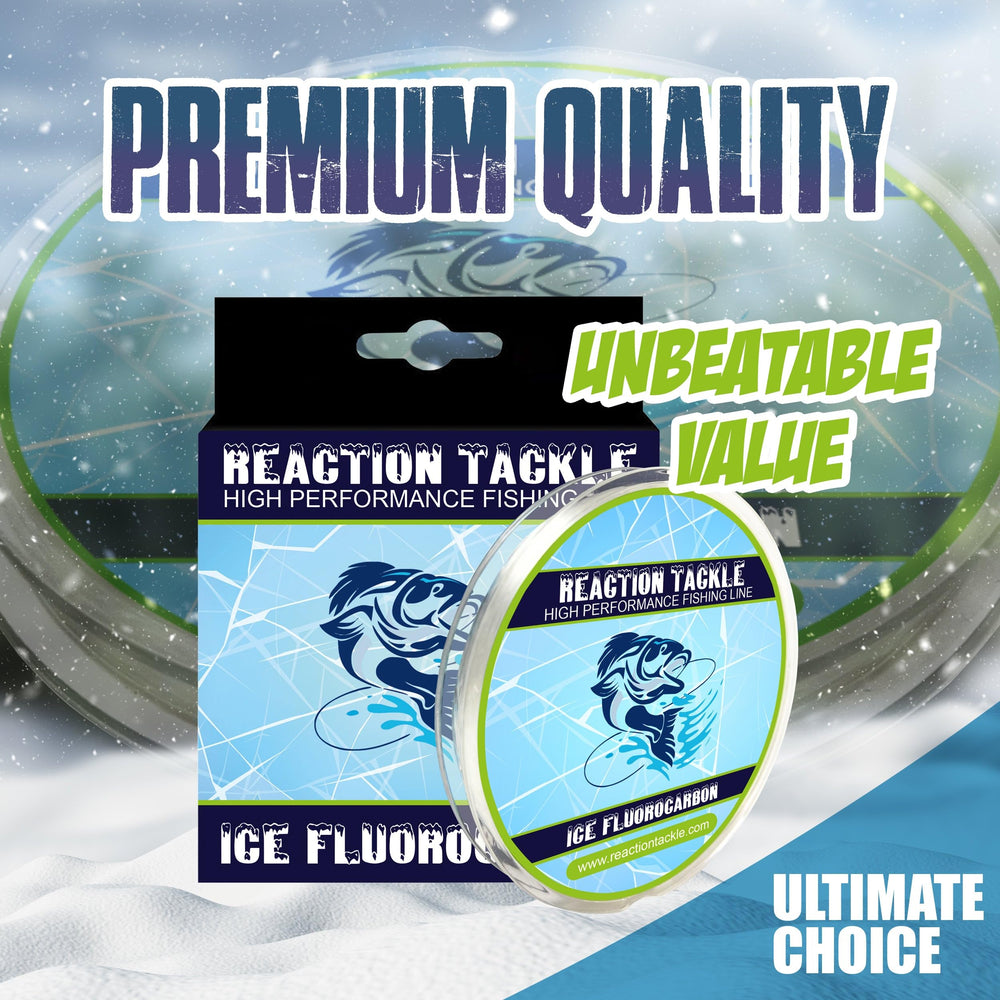 Reaction Tackle Ice Fluorocarbon Line main-or-leader setup versatility