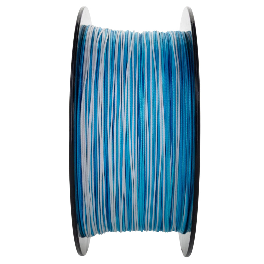 Reaction Tackle 16-strand braid supports knotless splicing, simplifying leader connections with needles.