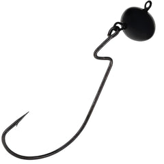 Reaction Tackle Lead Football Swing Jig in water demonstrates natural bait movement to attract strikes.