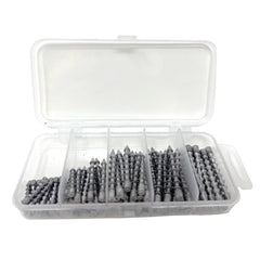 Reaction Tackle lead nail weights variety pack displayed for versatile bass rigs