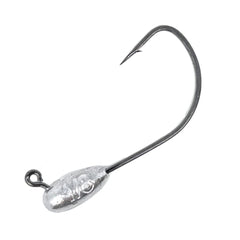 Reaction Tackle lead-tube-jig-head 1/8oz diamond-polish detail for long-lasting durability.