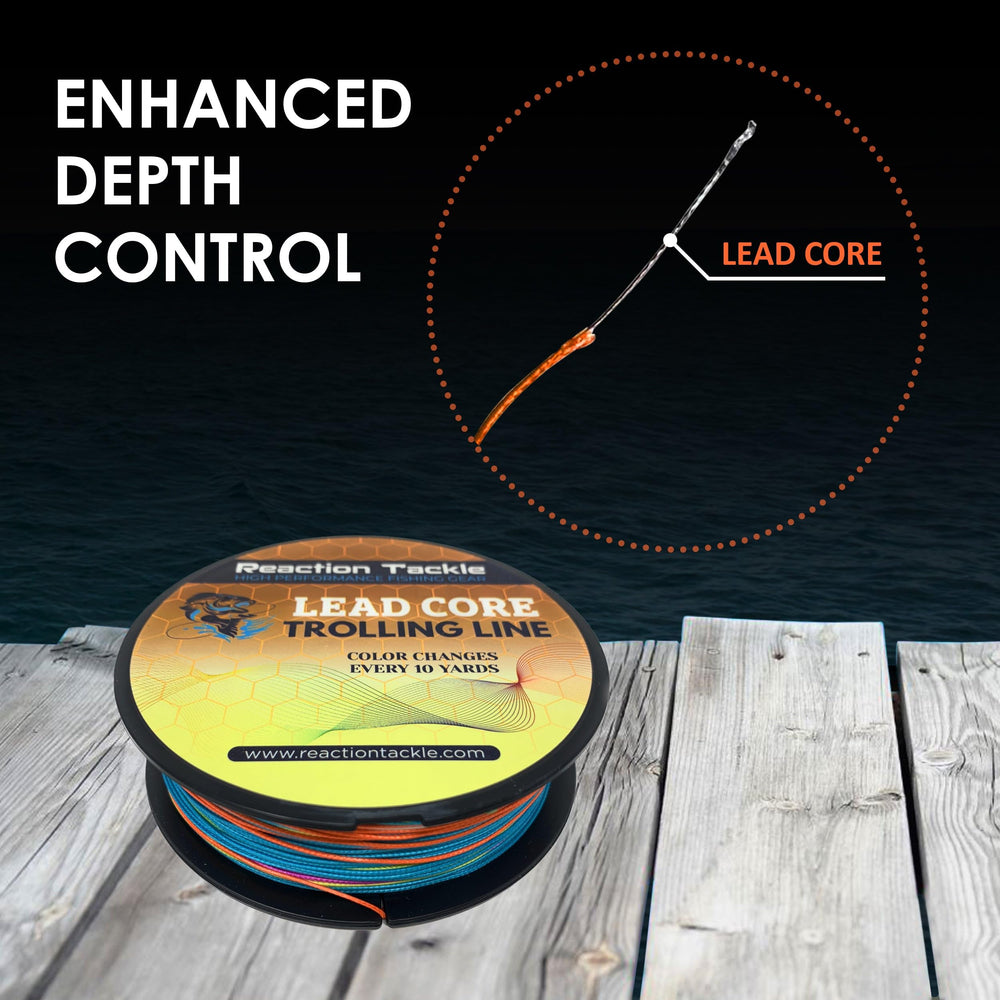Reaction Tackle line reduces twist for smoother retrieves.
