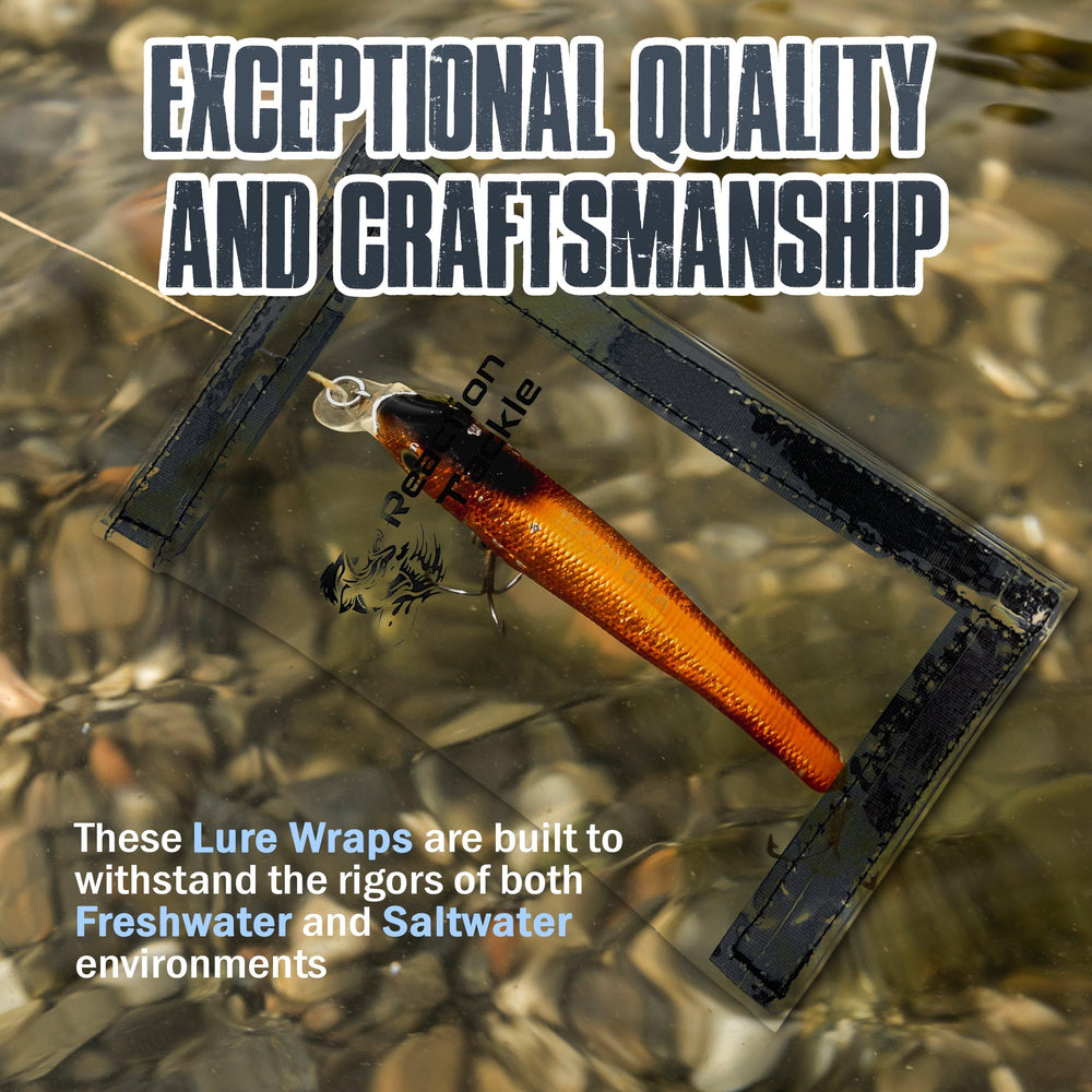 Reaction Tackle lure wrap 10-pack keeps lures ready for quick changes