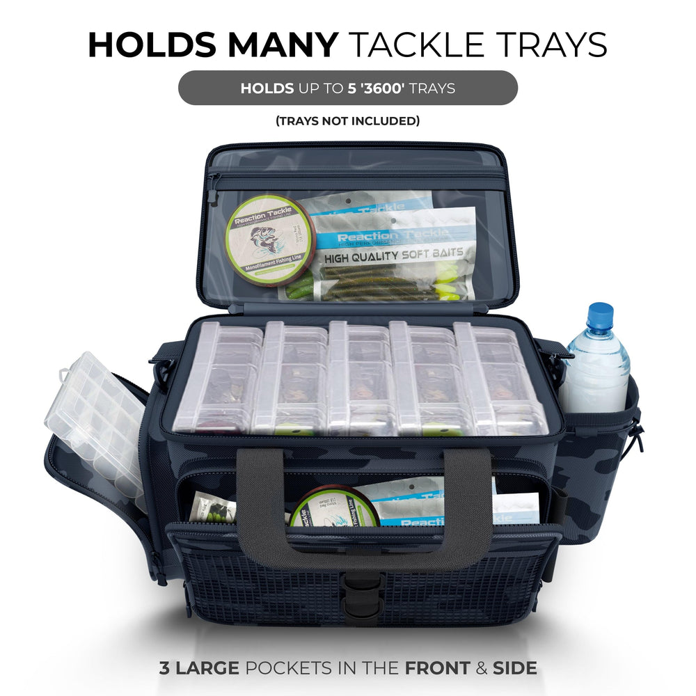 Reaction Tackle non-slip bottom ensures stable positioning on rocky shores.