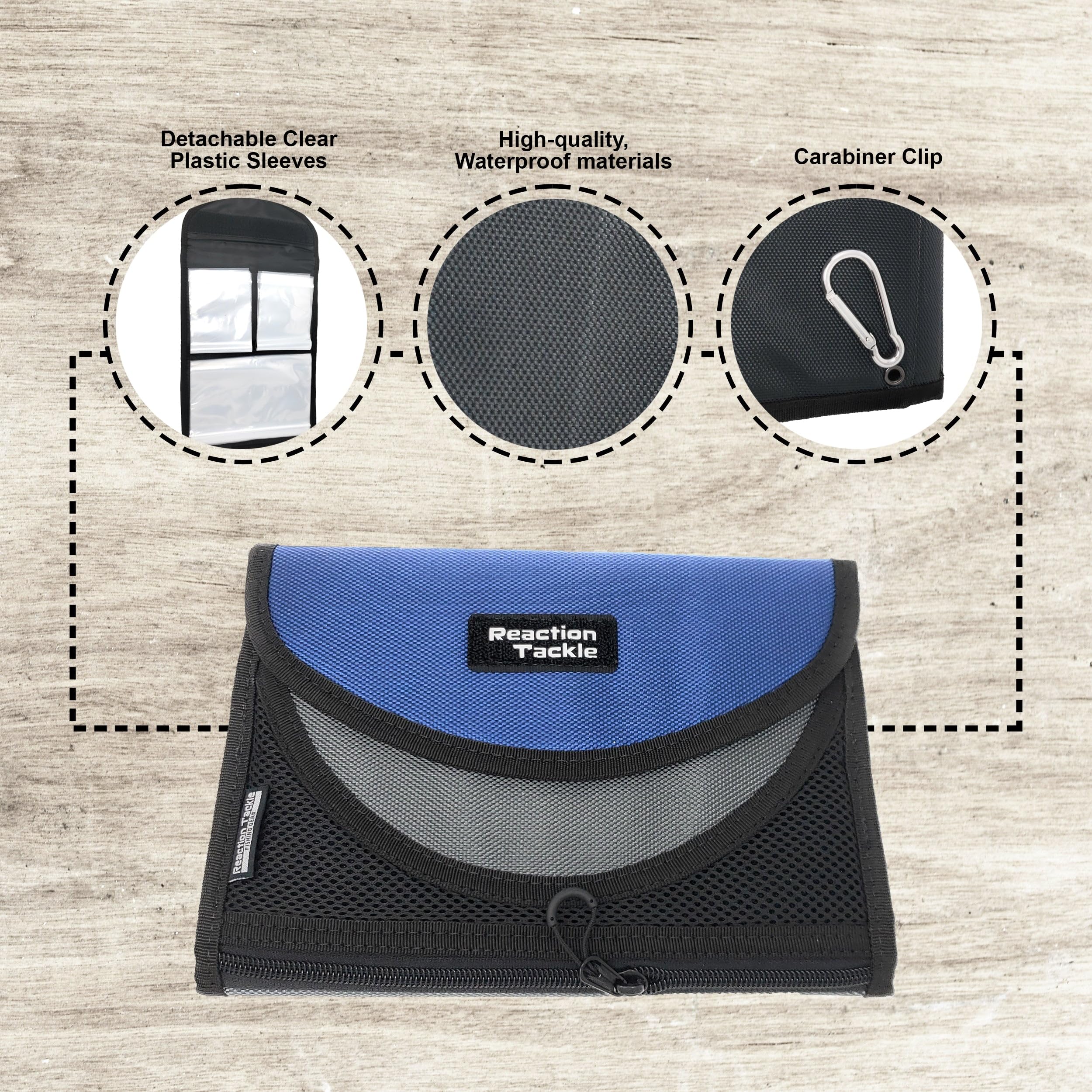 Side angle of Reaction Tackle Fishing Tackle Organizer Case