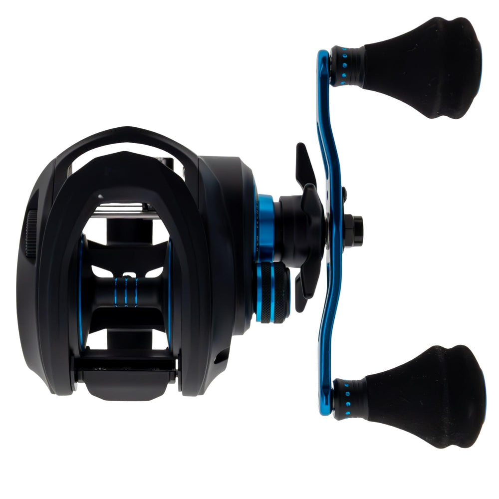 Reaction Tackle ProSpin Edition right-handed reel front view for precise cranking.