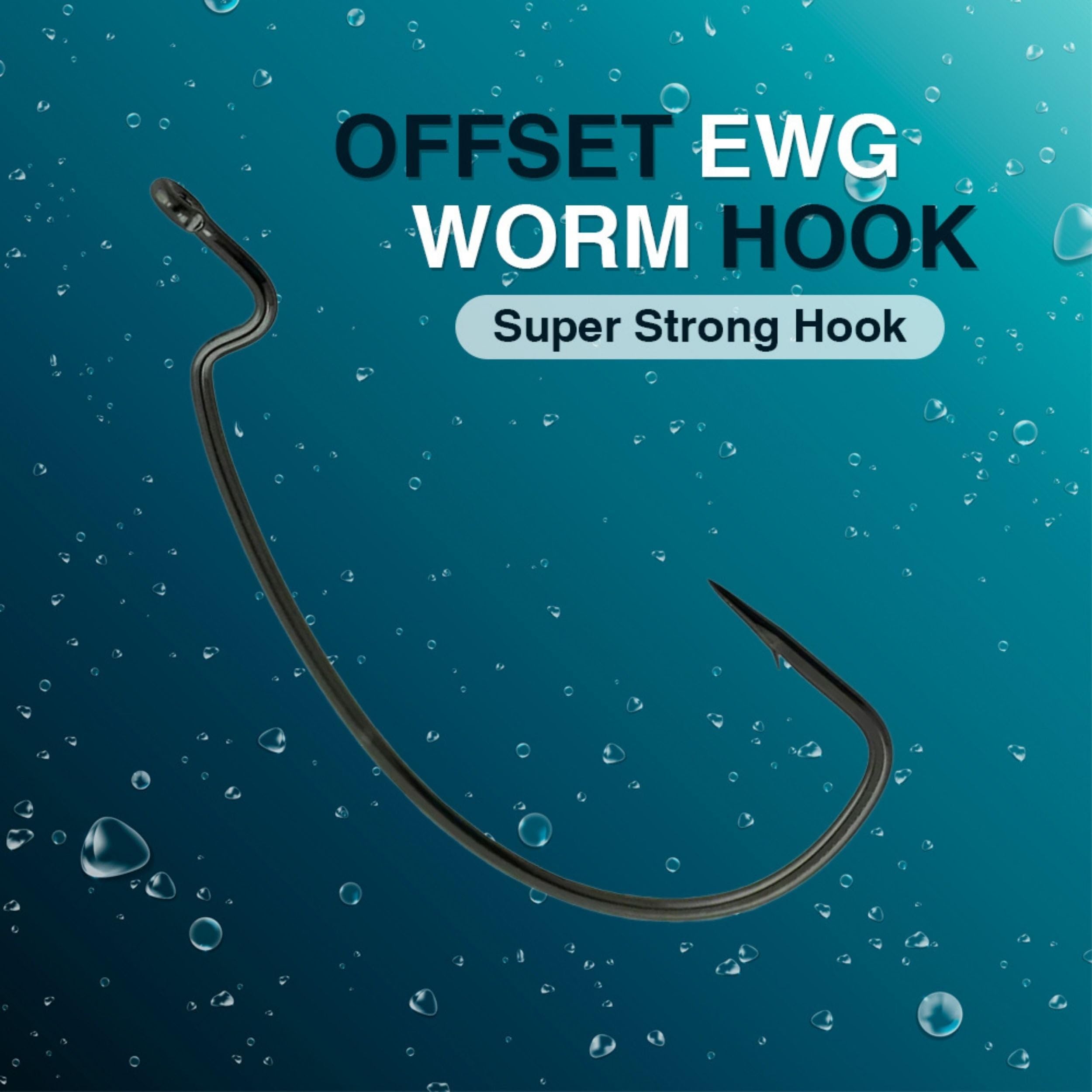 Reaction Tackle texas rig hooks 5-0 ideal for strong, clean hooksets.