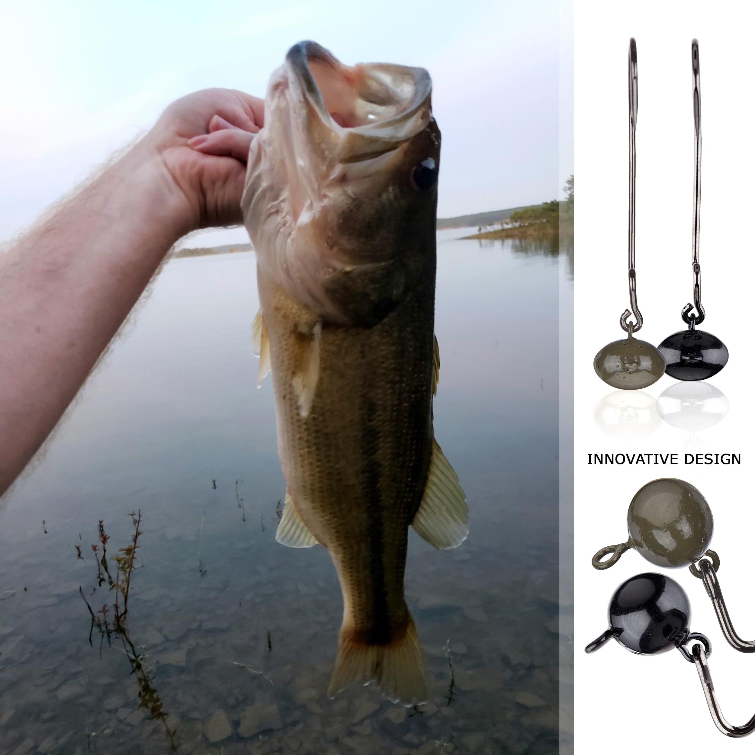 Reaction Tackle tungsten advantage delivers higher sensitivity and confident hook-setting while fishing.