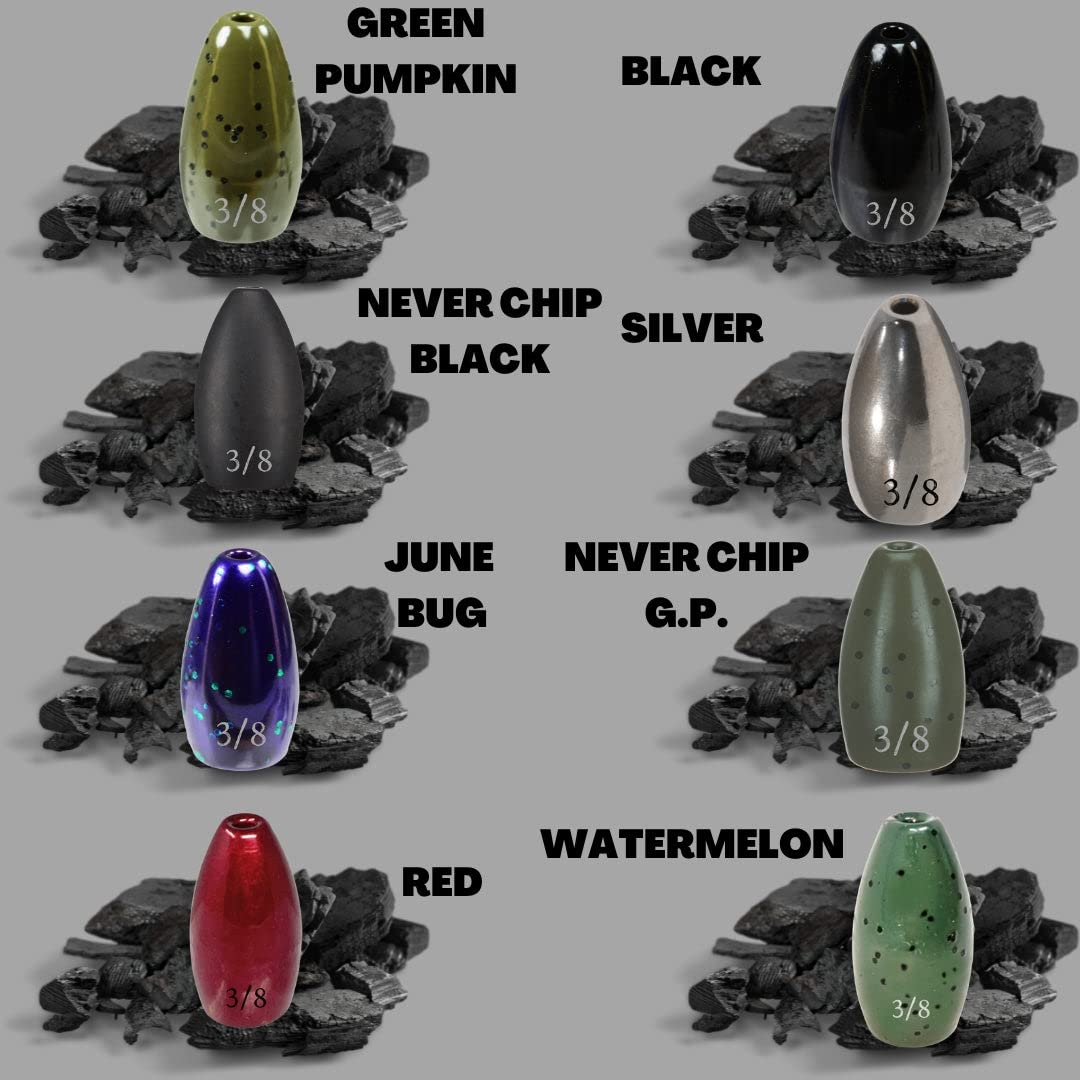 Reaction Tackle 1oz black packaging and in-use image highlights versatile bass fishing setups.