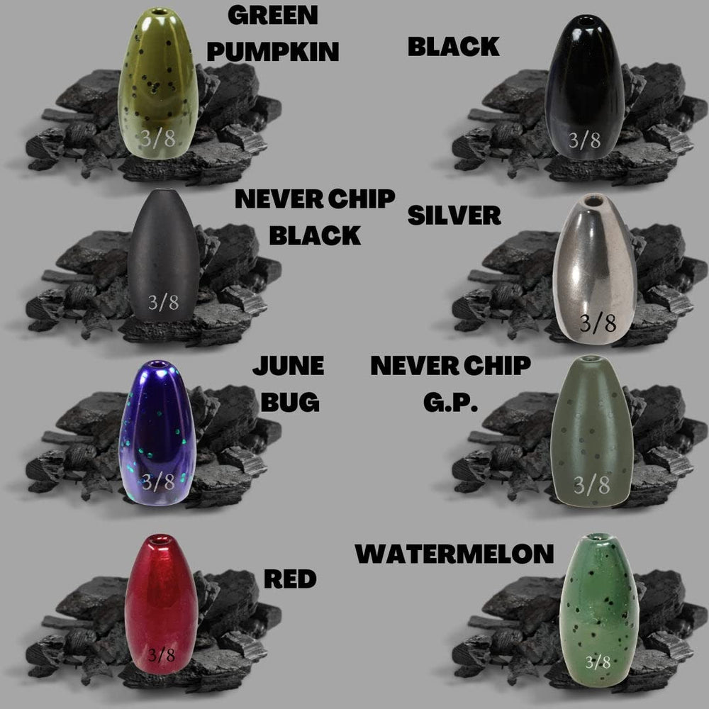 Reaction Tackle 1oz black packaging and in-use image highlights versatile bass fishing setups.
