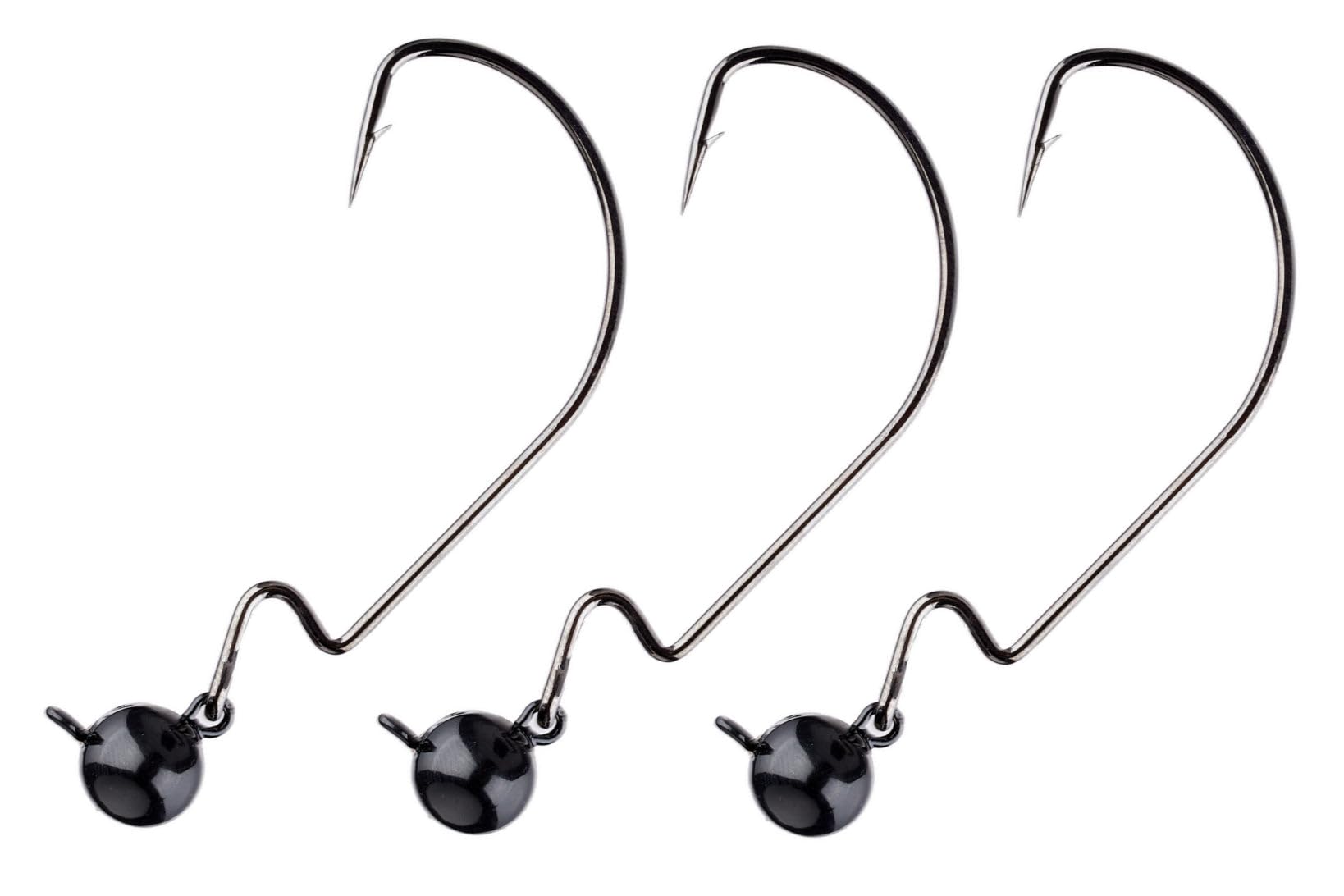 Reaction Tackle tungsten football swing jig head closeup shows heightened sensitivity for quick hooksets.